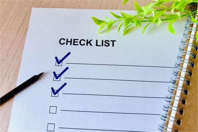 3つのチェックポイント